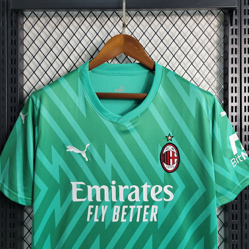 Camisa Milan Goleiro 23/24 Puma Torcedor Masculina - Lançamento